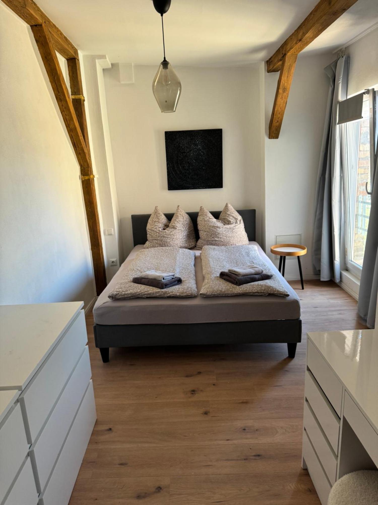 Halle  Appartement "Nina"Im Dachgeschoss, Inklusive Parkplatz מראה חיצוני תמונה